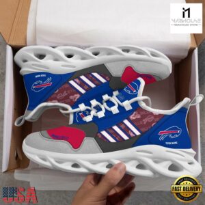 Custom Name NFL Buffalo Bills Clunky Sport Max Soul Shoes