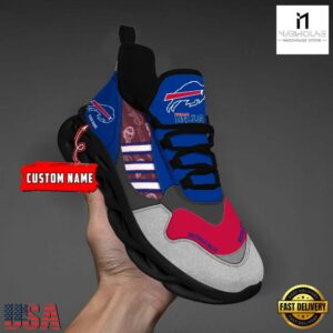 Custom Name NFL Buffalo Bills Clunky Sport Max Soul Shoes