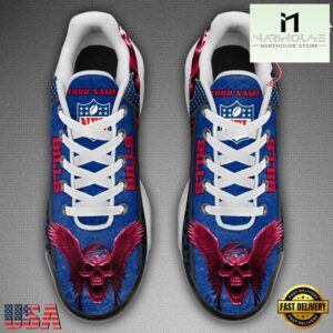 Custom Name NFL Buffalo Bills Skull Air Max Plus Shoes