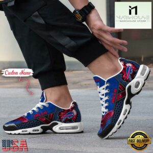 Custom Name NFL Buffalo Bills Skull Air Max Plus Shoes