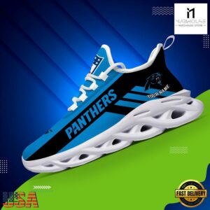 Custom Name NFL Carolina Panthers Max Soul Shoes Gift For Fans