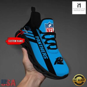 Custom Name NFL Carolina Panthers Max Soul Shoes Gift For Fans