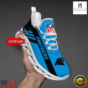 Custom Name NFL Carolina Panthers Max Soul Shoes Gift For Fans