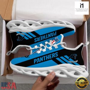 Custom Name NFL Carolina Panthers Max Soul Shoes Gift For Fans