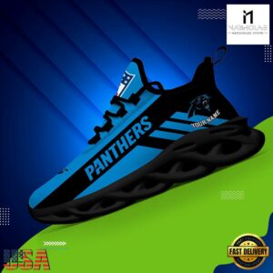 Custom Name NFL Carolina Panthers Max Soul Shoes Gift For Fans