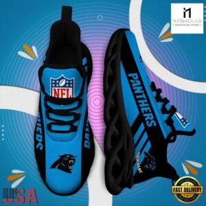 Custom Name NFL Carolina Panthers Max Soul Shoes Gift For Fans