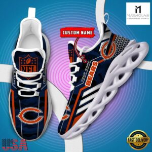 Personalized NFL Chicago Bears Clunky Max Soul Shoes NFL Gifts 7 Custom Name NFL Chicago Bears Clunky Max Soul Shoes