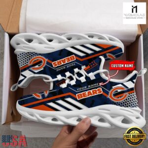 Personalized NFL Chicago Bears Clunky Max Soul Shoes NFL Gifts 9 Custom Name NFL Chicago Bears Clunky Max Soul Shoes