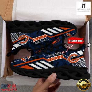 Personalized NFL Chicago Bears Clunky Max Soul Shoes NFL Gifts 8 Custom Name NFL Chicago Bears Clunky Max Soul Shoes