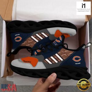 Custom Name NFL Chicago Bears Clunky Sport Max Soul Shoes