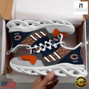 Custom Name NFL Chicago Bears Clunky Sport Max Soul Shoes