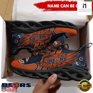 Custom Name NFL Chicago Bears Max Soul Shoes For Men And Women