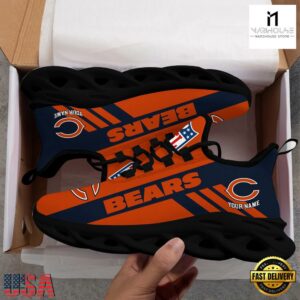 Custom Name NFL Chicago Bears Max Soul Shoes Gift For Fans