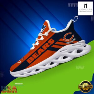 Custom Name NFL Chicago Bears Max Soul Shoes Gift For Fans
