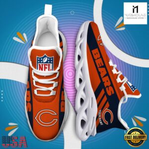 Custom Name NFL Chicago Bears Max Soul Shoes Gift For Fans