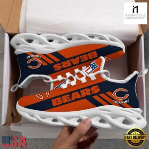 Custom Name NFL Chicago Bears Max Soul Shoes Gift For Fans