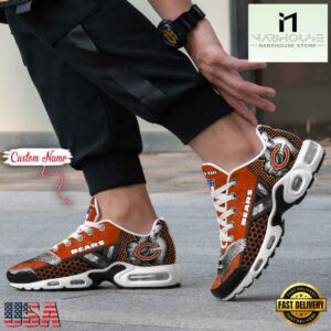 Custom Name NFL Chicago Bears Skull Air Max Plus Shoes