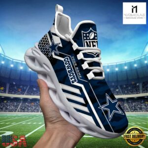 Custom Name NFL Dallas Cowboys Clunky Max Soul Shoes