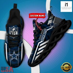 Custom Name NFL Dallas Cowboys Clunky Max Soul Shoes