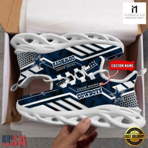 Custom Name NFL Dallas Cowboys Clunky Max Soul Shoes