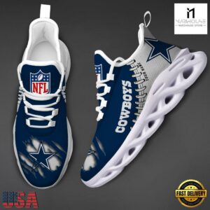 Custom Name NFL Dallas Cowboys Max Soul Shoes