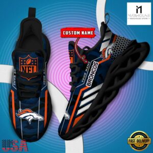 Custom Name NFL Denver Broncos Clunky Max Soul Shoes