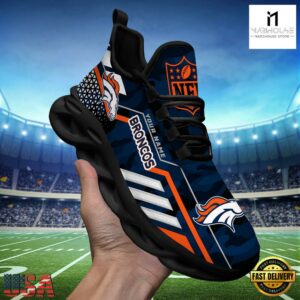 Custom Name NFL Denver Broncos Clunky Max Soul Shoes