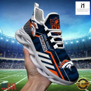 Custom Name NFL Denver Broncos Clunky Max Soul Shoes