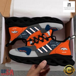 Custom Name NFL Denver Broncos Clunky Sport Max Soul Shoes