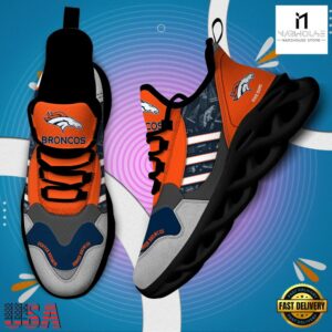 Custom Name NFL Denver Broncos Clunky Sport Max Soul Shoes