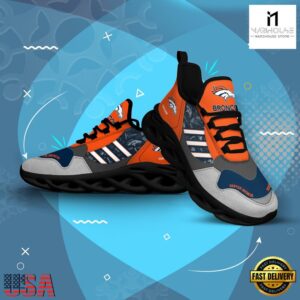 Custom Name NFL Denver Broncos Clunky Sport Max Soul Shoes