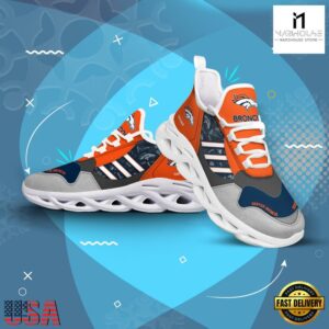 Custom Name NFL Denver Broncos Clunky Sport Max Soul Shoes