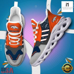 Custom Name NFL Denver Broncos Clunky Sport Max Soul Shoes