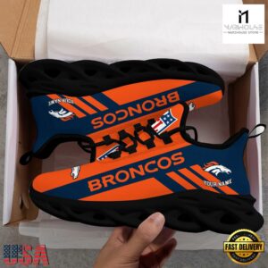 Custom Name NFL Denver Broncos Max Soul Shoes Gift For Fans