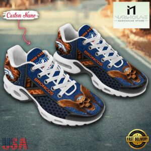 NFL Denver Broncos Skull Custom Air Max Plus Shoes 7 Custom Name NFL Denver Broncos Skull Air Max Plus Shoes