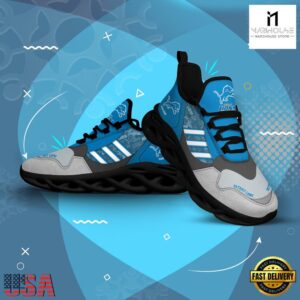Custom Name NFL Detroit Lions Clunky Sport Max Soul Shoes