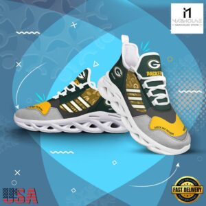 Custom Name NFL Green Bay Packers Clunky Sport Max Soul Shoes