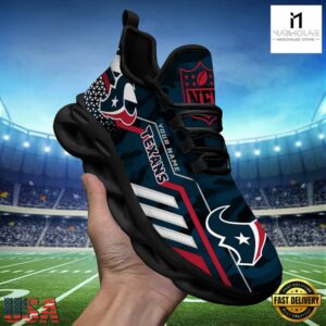 Custom Name NFL Houston Texans Clunky Max Soul Shoes