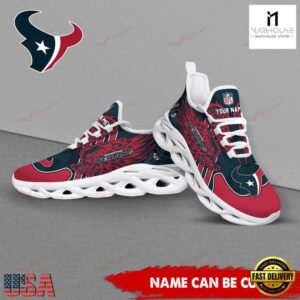 Custom Name NFL Houston Texans Max Soul Shoes For Men And Women