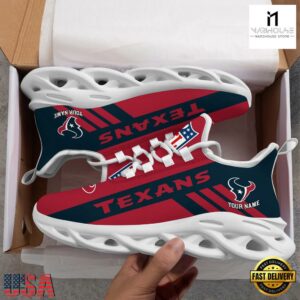 Custom Name NFL Houston Texans Max Soul Shoes Gift For Fans