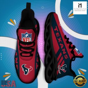 Custom Name NFL Houston Texans Max Soul Shoes Gift For Fans