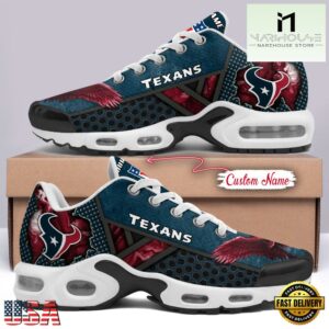 Custom Name NFL Houston Texans Skull Air Max Plus Shoes