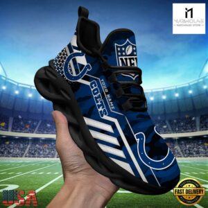 Custom Name NFL Indianapolis Colts Clunky Max Soul Shoes