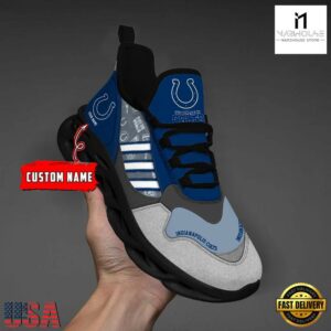 Custom Name NFL Indianapolis Colts Clunky Sport Max Soul Shoes