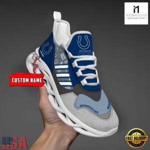 Custom Name NFL Indianapolis Colts Clunky Sport Max Soul Shoes