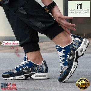 Custom Name NFL Indianapolis Colts Skull Air Max Plus Shoes