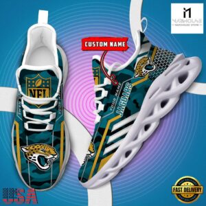 Custom Name NFL Jacksonville Jaguars Clunky Max Soul Shoes