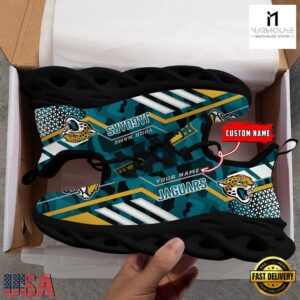 Custom Name NFL Jacksonville Jaguars Clunky Max Soul Shoes