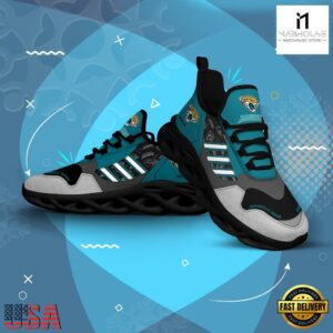 Custom Name NFL Jacksonville Jaguars Clunky Sport Max Soul Shoes