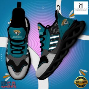 Custom Name NFL Jacksonville Jaguars Clunky Sport Max Soul Shoes